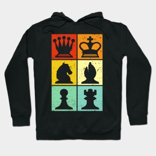 Vintage Chess Player Hoodie